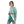 Load image into Gallery viewer, White & Emerald Green Multi-Self Pattern Pullover