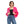 Load image into Gallery viewer, Batwing Long Sleeves Ribbed Hot Pink Cardigan