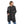 Load image into Gallery viewer, Hooded Large Plaids Black Cardigan