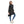 Load image into Gallery viewer, Hooded Large Plaids Black Cardigan
