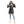 Load image into Gallery viewer, Houndstooth Hooded Black, White & Cool Green Long Open Cardigan