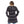 Load image into Gallery viewer, Houndstooth Hooded Black, White & Purple Long Open Cardigan