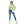 Load image into Gallery viewer, Seafoam Green & White Bell Long Sleeves Stripped Pullover