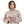 Load image into Gallery viewer, Striped Turtle Oversized Pullover - Cafe & White