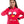 Load image into Gallery viewer, Hot Pink & Black Stitched Hooded Pajama Set