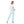 Load image into Gallery viewer, Mint Green & Whte Stitched Hooded Pajama Set