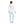 Load image into Gallery viewer, Mint Green & Whte Stitched Hooded Pajama Set