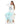 Load image into Gallery viewer, Mint Green & Whte Stitched Hooded Pajama Set