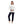 Load image into Gallery viewer, Navy Blue & White Stitched Hooded Pajama Set