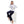Load image into Gallery viewer, Cloud Grey & Navy Blue Stitched Hooded Pajama Set