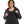 Load image into Gallery viewer, Double Breasted Button Plain Black Puffer Jacket