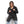 Load image into Gallery viewer, Double Breasted Button Plain Black Puffer Jacket