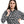 Load image into Gallery viewer, Floral Long Sleeves Black, Grey &amp; White Dress
