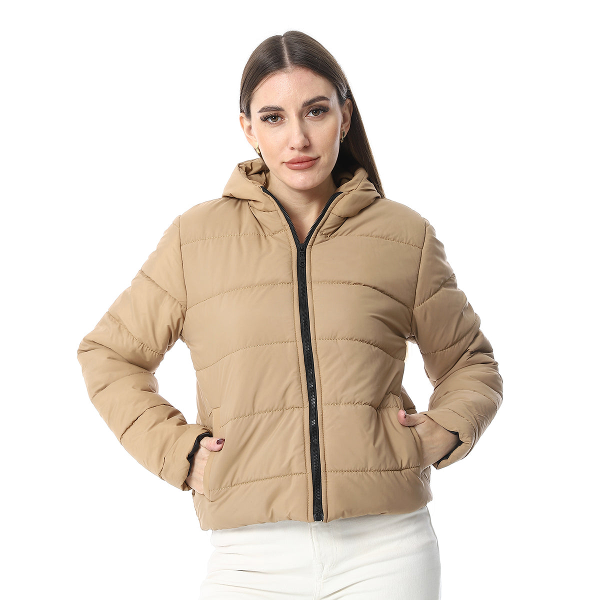 ANAHERA – QUILTED PUFFER JACKET WITH HOOD