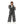 Load image into Gallery viewer, Black Patterned Slip On Fashionable Suit Set