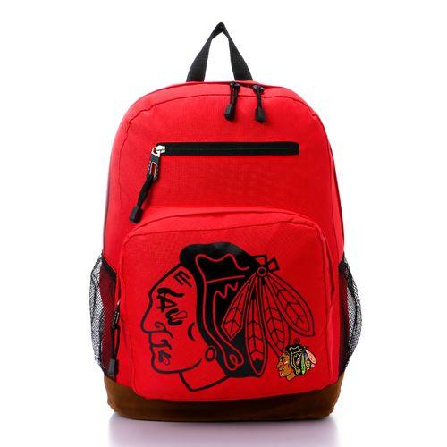 Printed " Native American " Backpack - Red