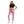 Load image into Gallery viewer, High-Rise Patterned Joggers with Side &amp; Back Pockets - Pink
