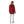 Wind Red High-Low Knitted Hoodie