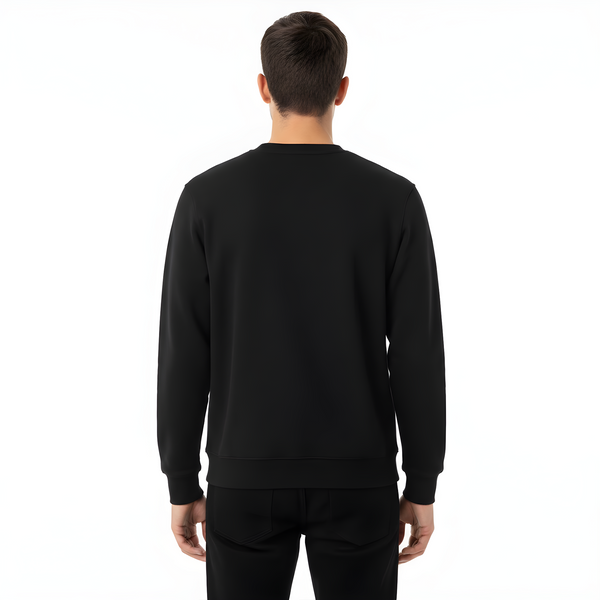 Men_Casual_Black_Hoodie_With _Front_Print