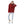 Wind Red High-Low Knitted Hoodie