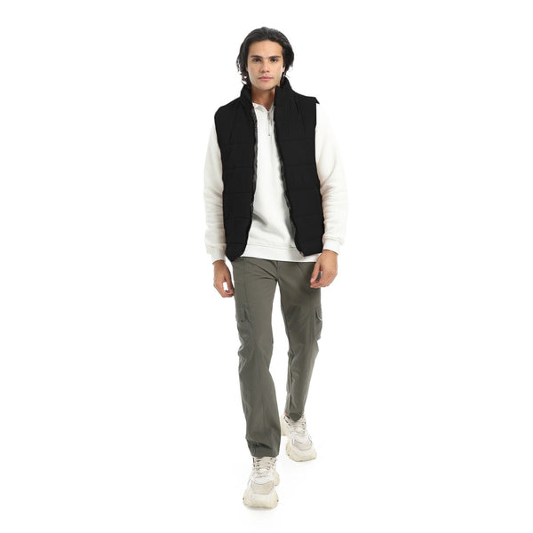 Basic_Turtle_Neck_Bomber_Vest_-_Black