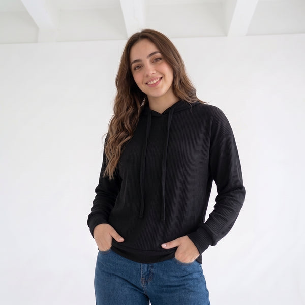 Women’s_black_ Casual_ Hoodie