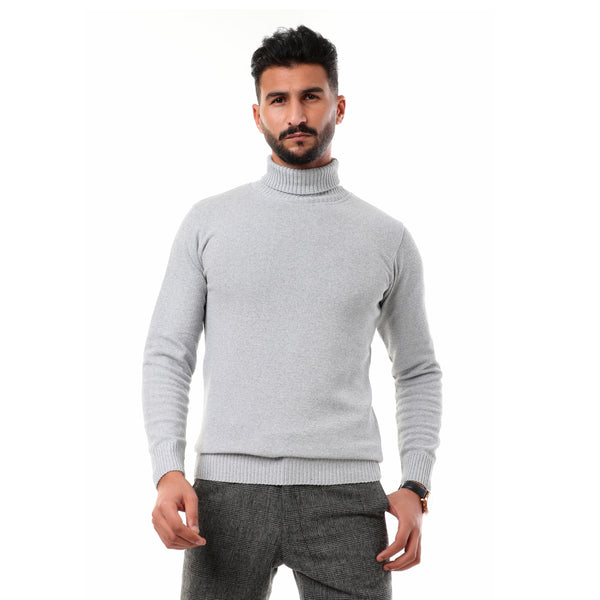 Long_Sleeves_High_Collar_Pullover_-_Light_Grey