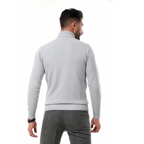 Long_Sleeves_High_Collar_Pullover_-_Light_Grey