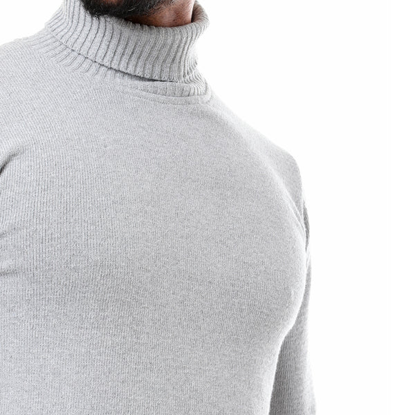 Long_Sleeves_High_Collar_Pullover_-_Light_Grey
