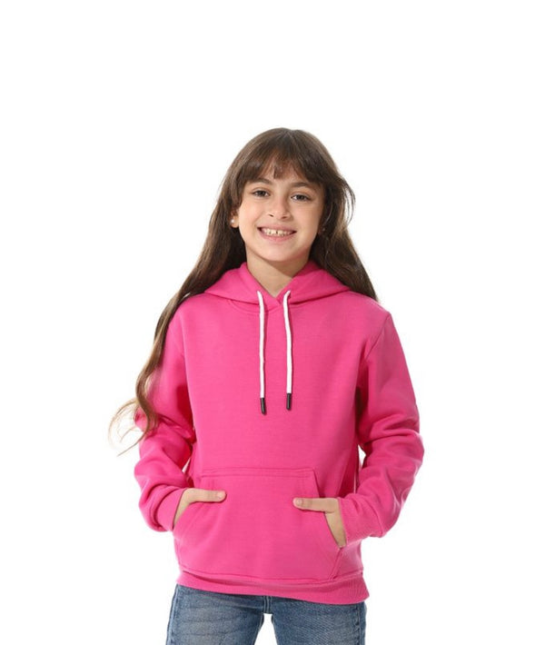 Comfortable_Fit_Girls_Hoodie_-_Fuchsia