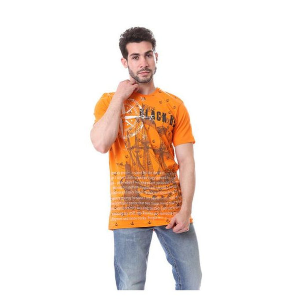 Sailing_Boat_Printed_Summer_T-Shirt_-Orange