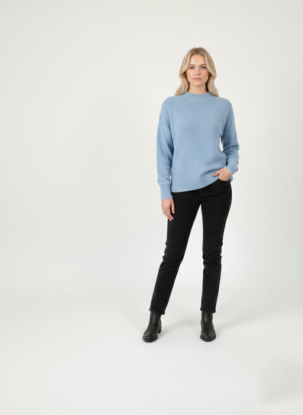Classic Knit Pullover_Light Blue