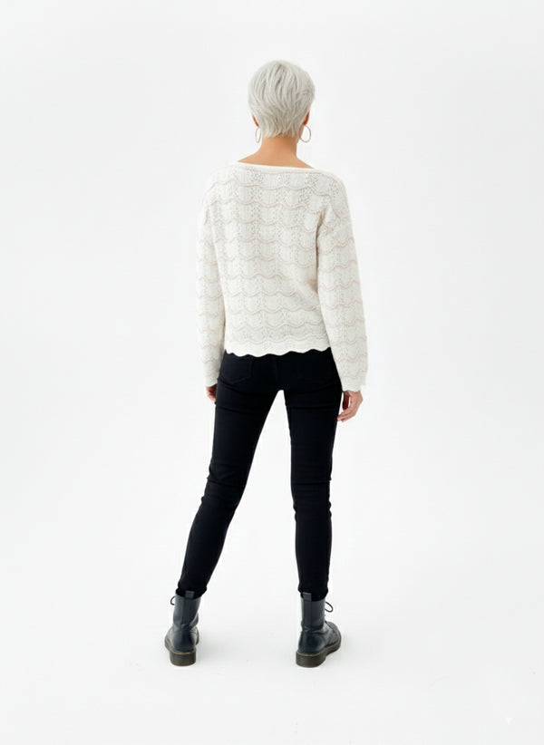 Elegant _Women_Knitwear_Off White