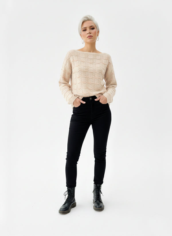 Elegant _Women_Knitwear_Beige