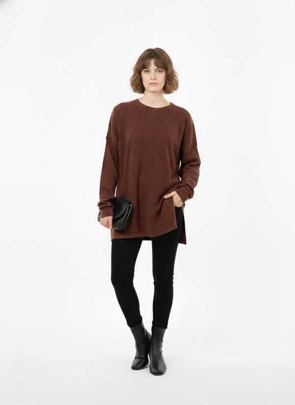 Soft_Knit_Long_Pullover_Brown