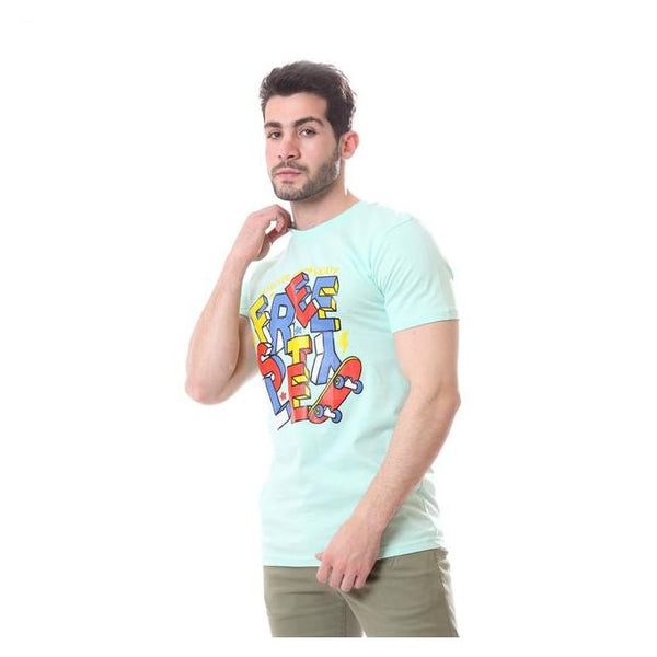 free_style_skateboard_printed_summer_tee_-_mint_green