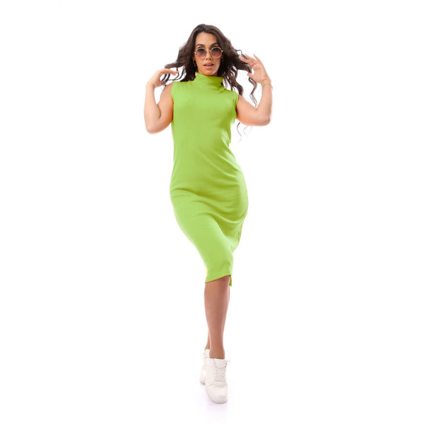 Mint Blue Slip On Sleeveless Dress