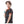Load image into Gallery viewer, Boys Orange Ribbed Collar &amp; Sleeves Black Polo Shirt
