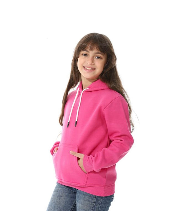 Comfortable_Fit_Girls_Hoodie_-_Fuchsia