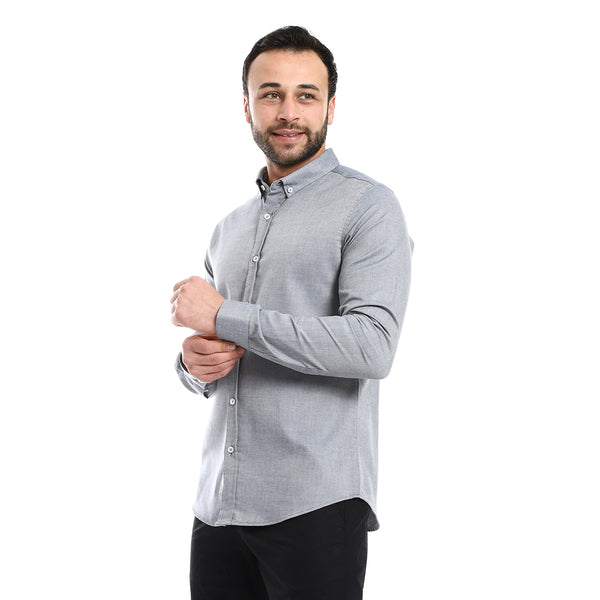 solid_cotton_full_sleeves_casual_shirt_-_heather_navy_blue