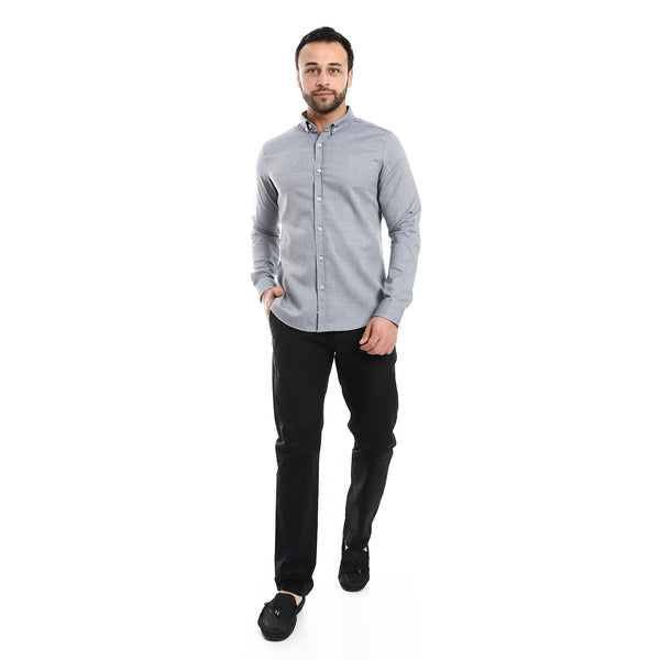 solid_cotton_full_sleeves_casual_shirt_-_heather_navy_blue