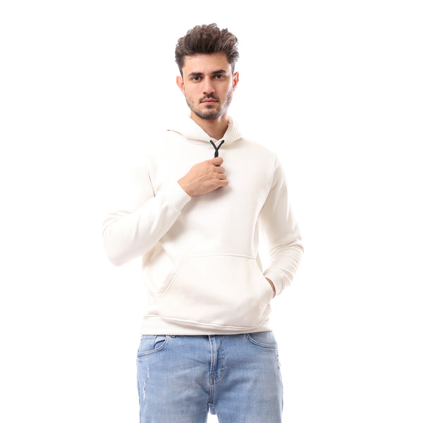 Solid Slip On Comfy Cotton Hoodie