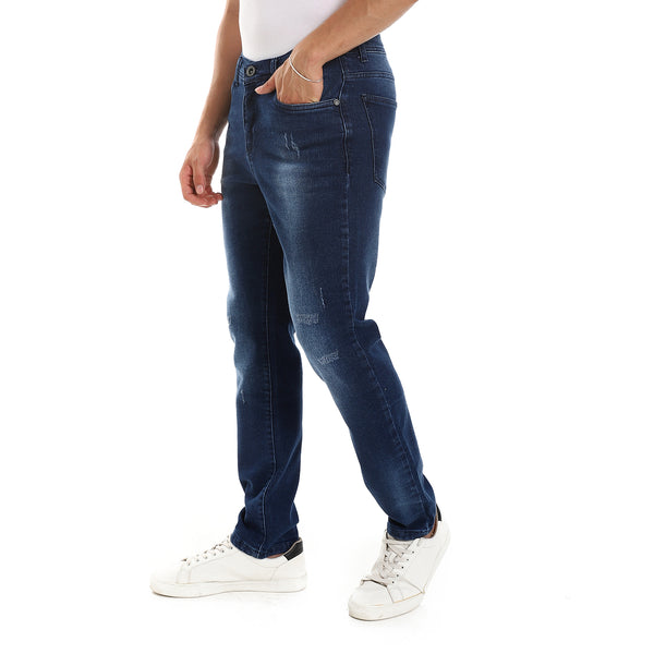 Regular Fit Dark Blue Practical Jeans