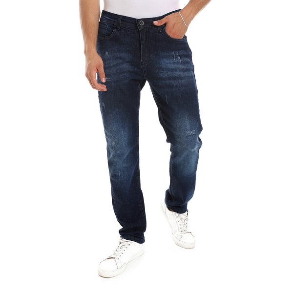 Side Pockets Classic Indego Men Jeans