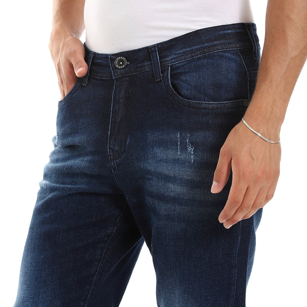 Side Pockets Classic Indego Men Jeans