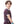 Load image into Gallery viewer, Boys Space Prints Eggplant Buttoned Polo Shirt
