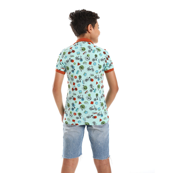 Short Sleeves Street Items Polo Shirt