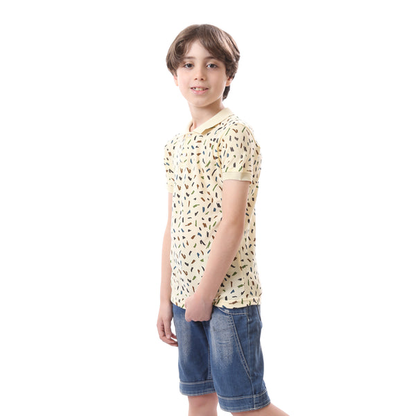 boys-colorful-pattern-light-yellow-polo-shirt