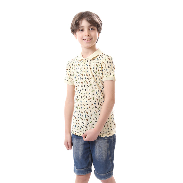 boys-colorful-pattern-light-yellow-polo-shirt