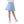 تحميل الصورة في عارض المعرض ، Elastic High Waist Jeans Girls Skirt - Light Blue
